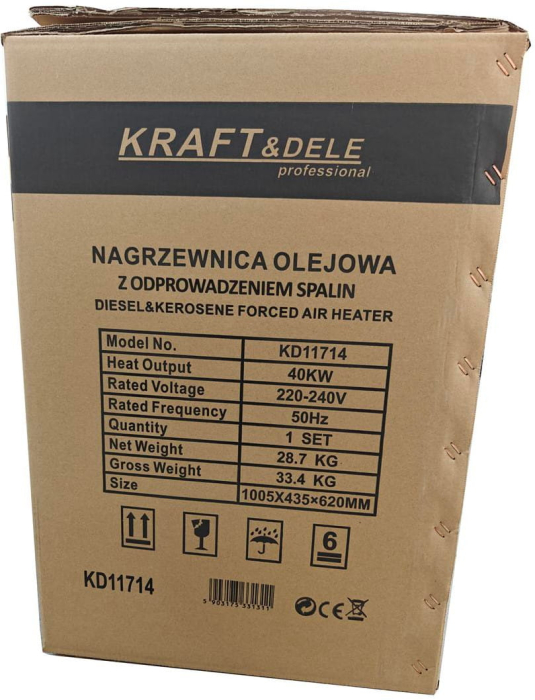 SUFLANTĂ AER CALD DIESEL 40kW KD11714 [2]