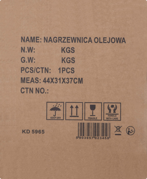Încălzitor de parcare cu ulei KD5965 de 9 kW [12]