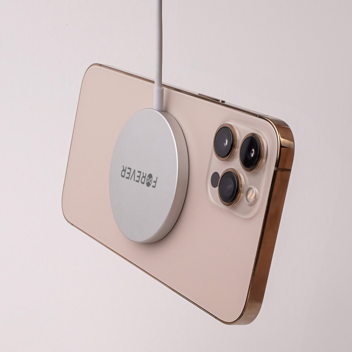 Încărcător wireless magnetic Forever MAWC-100 gri 15W [15]