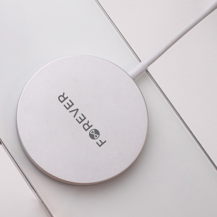 Încărcător wireless magnetic Forever MAWC-100 gri 15W [3]
