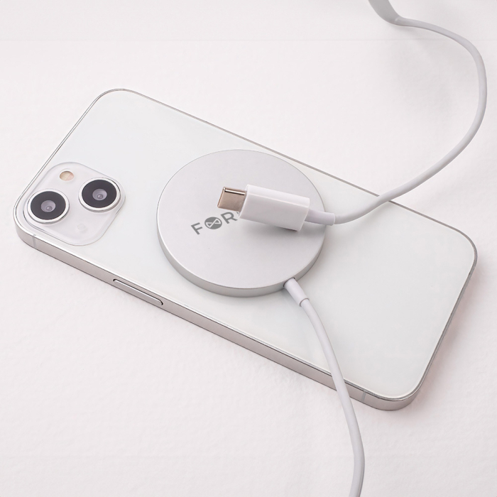 Încărcător wireless magnetic Forever MAWC-100 gri 15W [10]
