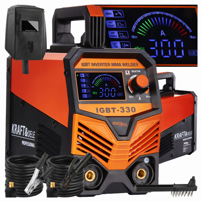 Invertor de sudura, Kraft&Dele, KD1878 MMA/TIG 330A LCD, Hot Start [7]
