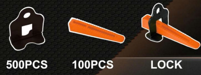 Kit de nivelare a plăcilor 600 buc KD10778 [2]