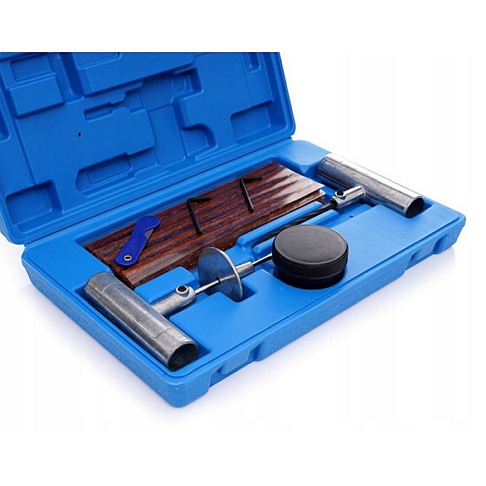 Kit de reparatie pana anvelope cauciuc cu snur, 26 piese [2]