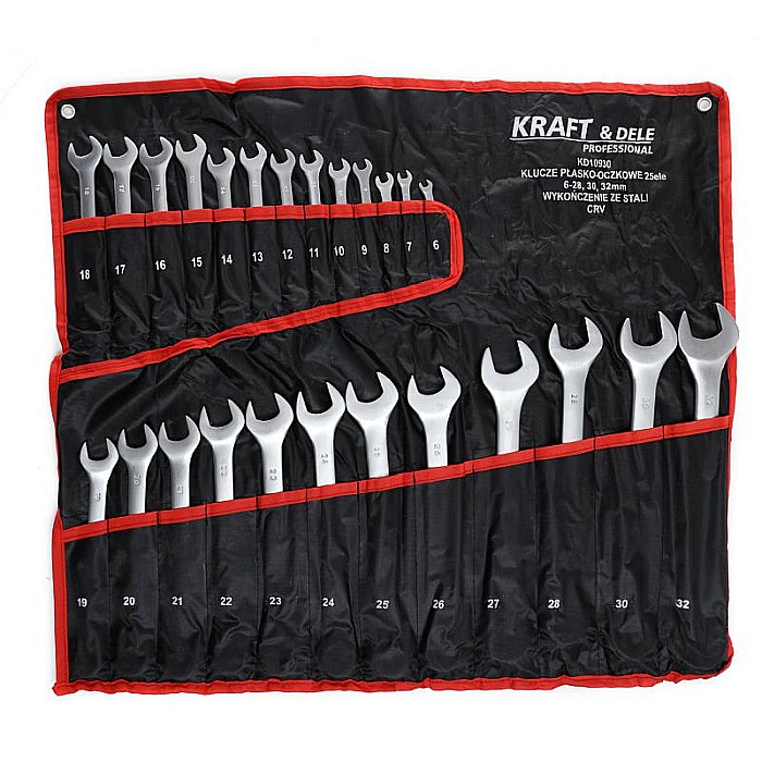 Set chei fixe + inelare combinate 25 piese 6-32mm [2]