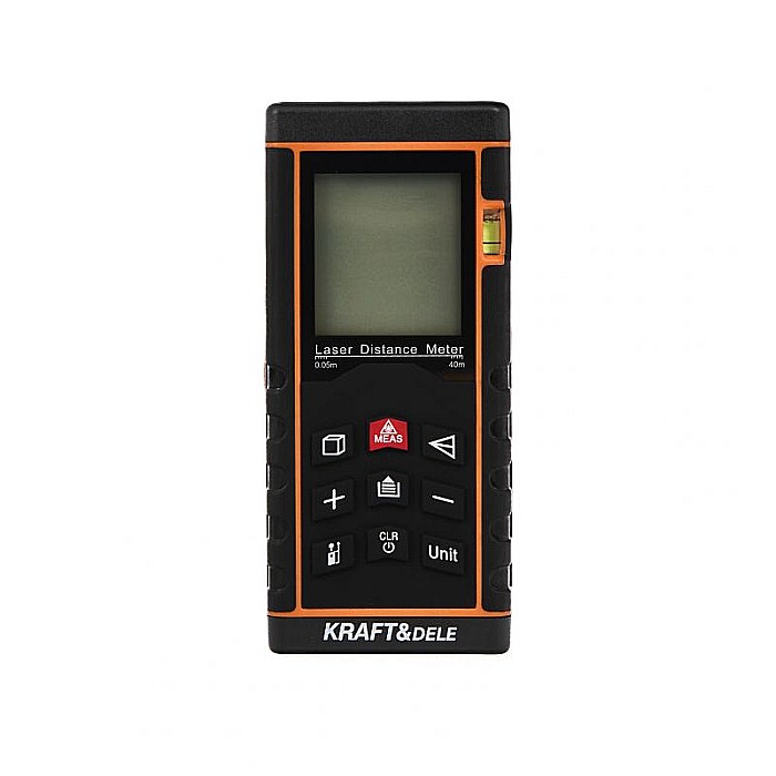 Telemetru digital, Kraft&Dele, cu laser, 0,05 - 40 m, ±1,5 mm [11]
