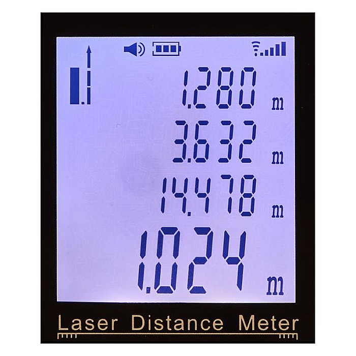 Telemetru digital, Kraft&Dele, cu laser, 0,05 - 40 m, ±1,5 mm [5]