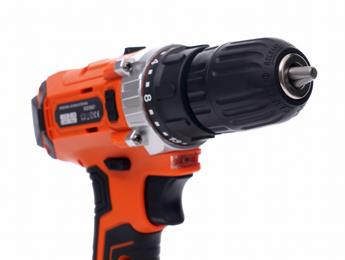 Mașină de găurit cu baterie 20V 2×1.5Ah + biți  KD3067 [7]