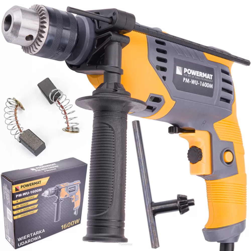 Mașină de găurit cu percuție 1600W 13mm PM-WU-1600M [8]