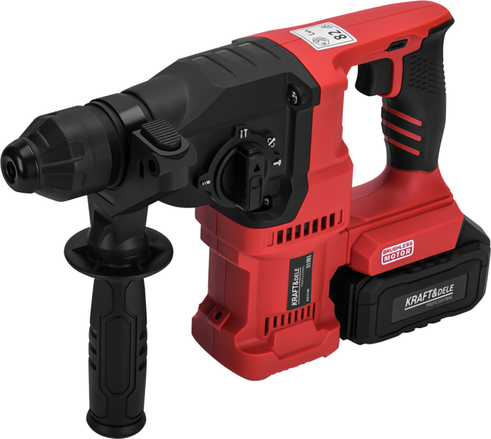 Mașină de găurit cu percuție fără fir 21V 3.5J FĂRĂ PERII 2 x 4Ah KD3190 [1]