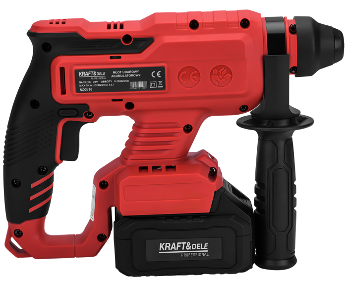 Mașină de găurit cu percuție fără fir 21V 3J FĂRĂ PERII 2 x 4Ah KD3191 [5]