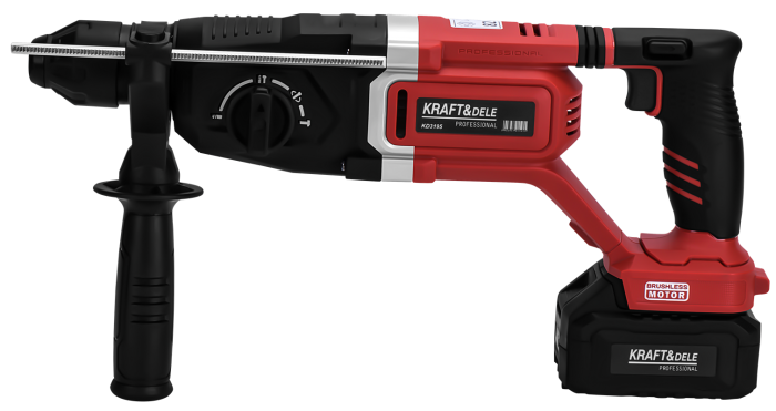 Mașină de găurit cu percuție fără fir 21V 4.5J FĂRĂ PERII 2 x 4Ah KD3195 [7]