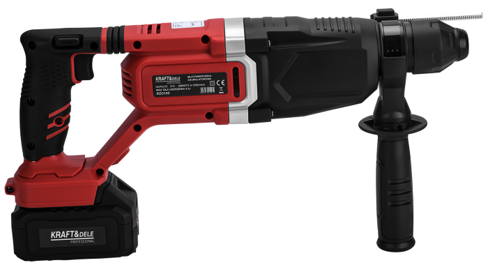 Mașină de găurit cu percuție fără fir 21V 4.5J FĂRĂ PERII 2 x 4Ah KD3195 [5]