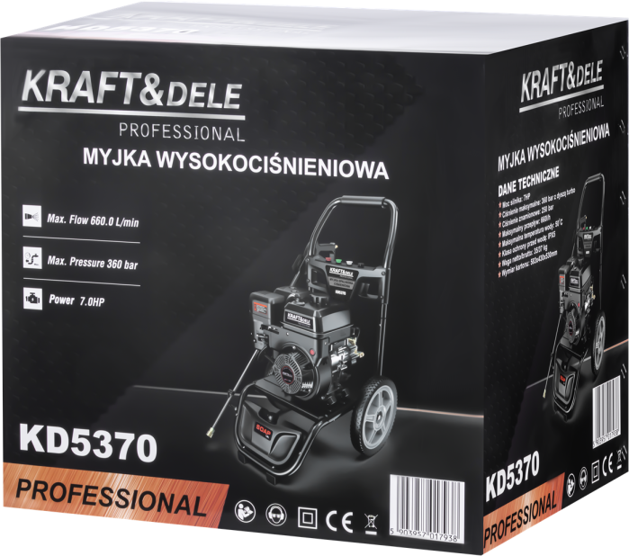 MAȘINĂ DE SPĂLAT CU PRESIUNE ÎNALTĂ 7CP 360BAR KD5370 [12]