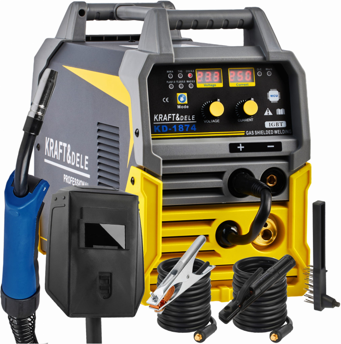 MASINA DE SUDARE INVERTER MIG MAG FCAW MMA TIG LIFT LCD 40-250A KD1874 [13]