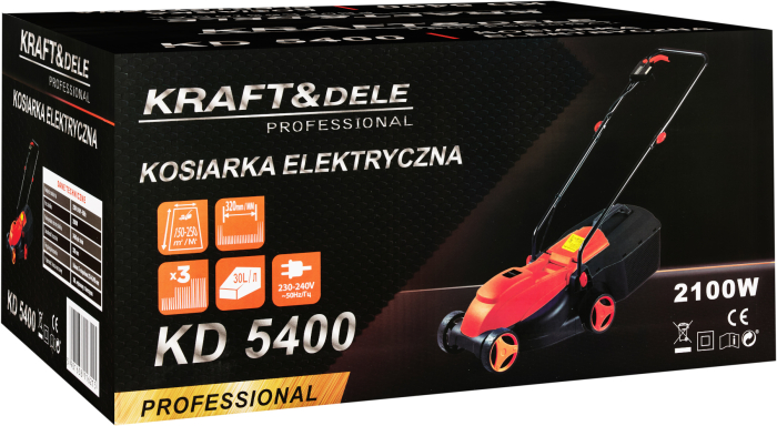 Mașină de tuns iarba electrică 2100W KD5400 [14]