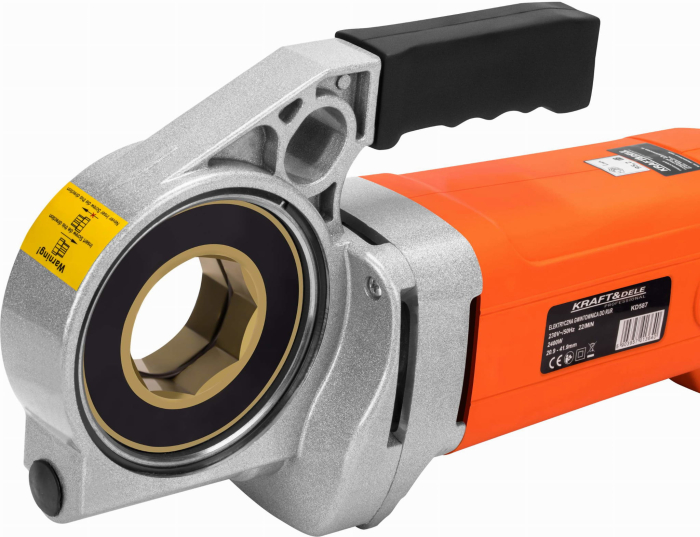 Mașină electrică de filetat țevi KraftDele KD587, 2400W, portabilă, 230V, cu capete 1/2" - 1-1/4" [7]