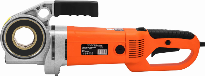 Mașină electrică de filetat țevi KraftDele KD587, 2400W, portabilă, 230V, cu capete 1/2" - 1-1/4" [10]
