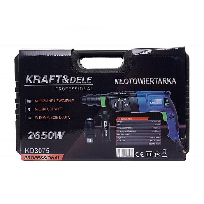 Bormasina cu ciocan, 2650w [2]
