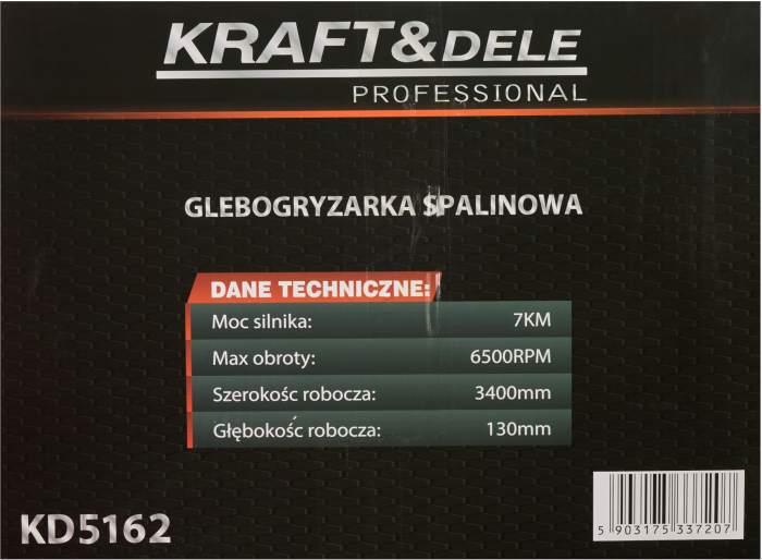 Motocultor 3,8KW KD5162 [12]