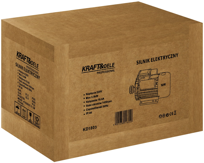 Motor electric 3kW 220V 1430rpm KD1803 [12]
