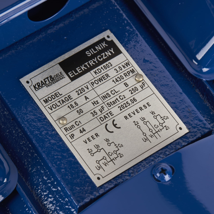 Motor electric 3kW 220V 1430rpm KD1803 [15]