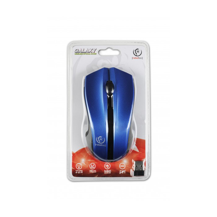 Mouse wireless Rebeltec Galaxy albastru/negru [2]