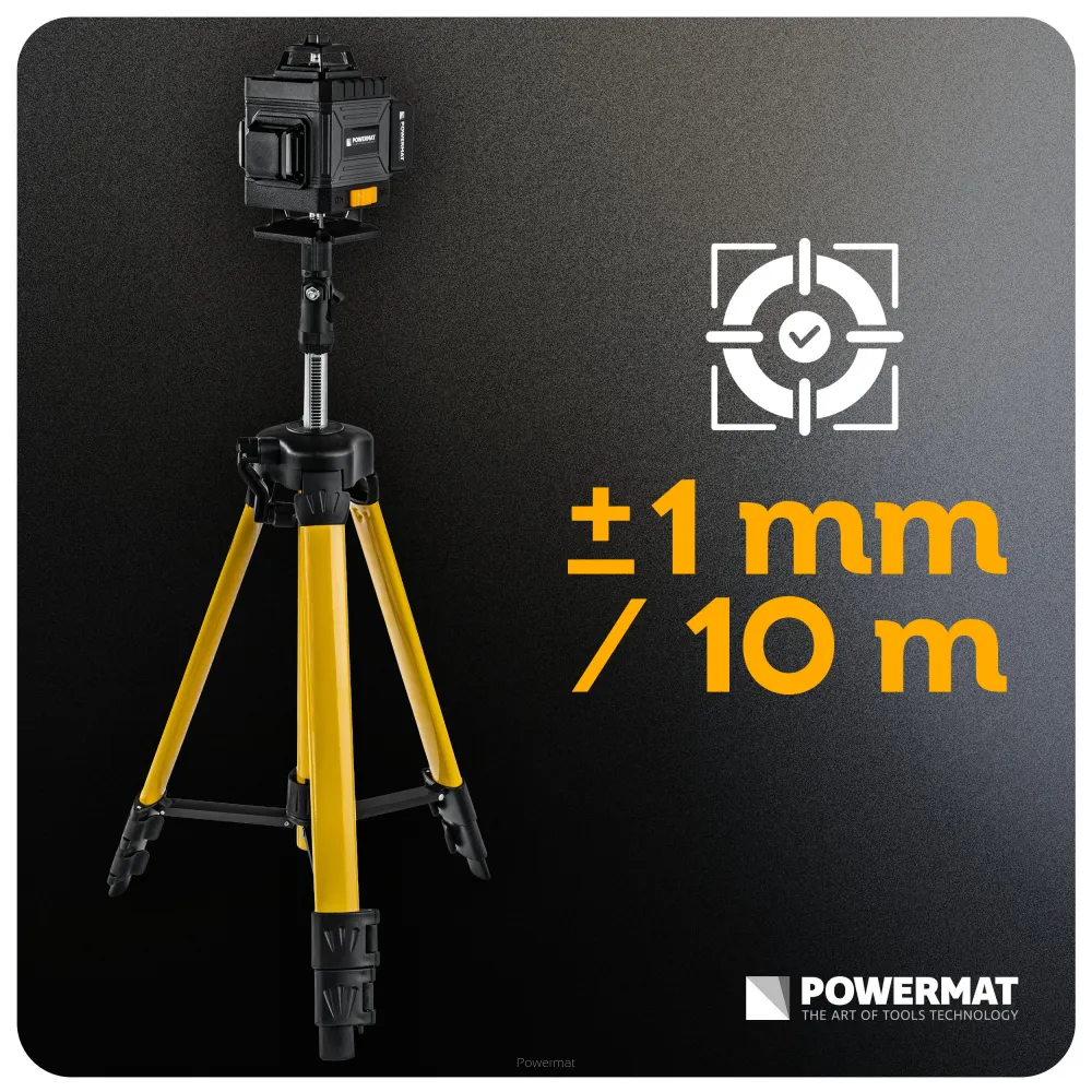 Nivela laser 4D, Powermat, 16 linii, laser verde, 40m, cu acumulator PM-PLK-4DM1 [7]