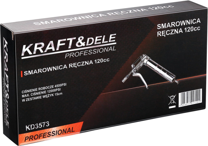 Pistol de gresare manual vaselina 120cc , Kraft&Dele KD3573 [9]