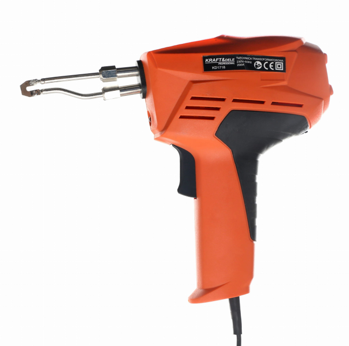 Pistol de lipit cu geanta de transport 200W LED KD1718 Kraftdele [5]