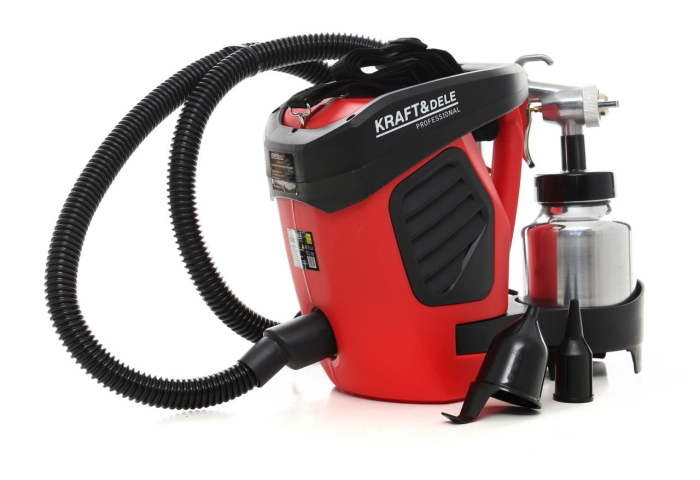 Pistol de vopsit cu compesor 600W 1000ml KraftDele KD1652 [5]
