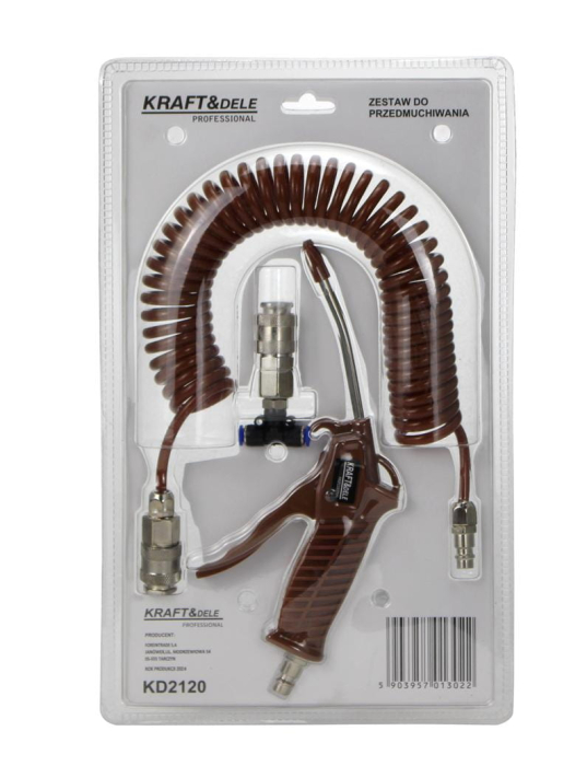 Pistol pentru suflat cu furtun pneumatic, Kraft&Dele KD2120 [7]