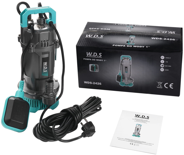 Pompa submersibila cu plutitor, 2200 W, 1", 15000 l / h, Kraft&Dele WDS2426 [11]