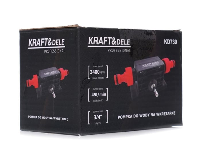 Pompa transfer apa lichide pentru bormasina filetanta 45L min 3 4 (KD739) [5]