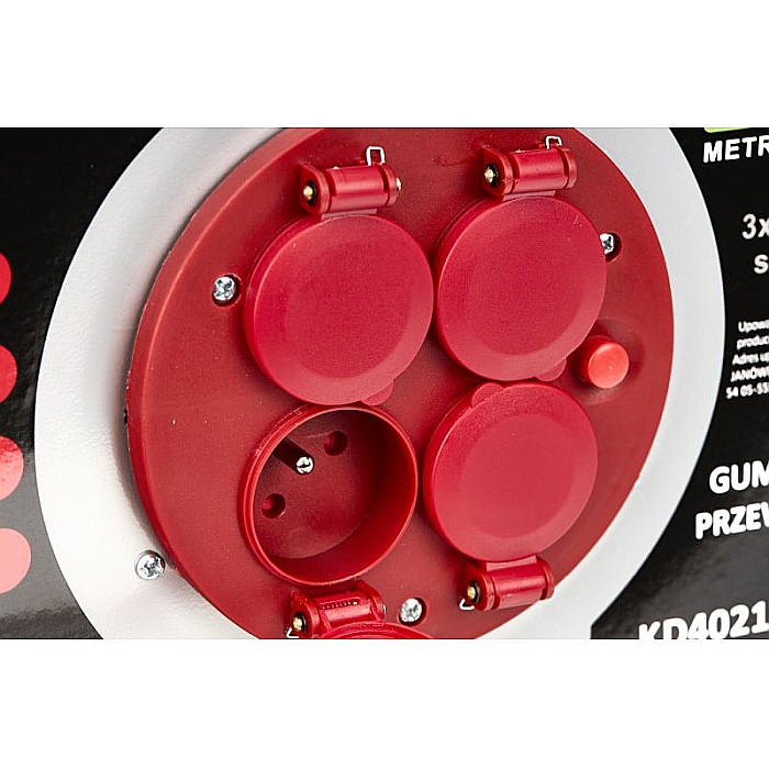 Cablu prelungitor electric pe tambur, pentru exterior, 30m, 3 X 2.5mm [7]