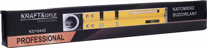 Raportor de construcții, nivelă, busolă 3 în 1 KD10442 [2]