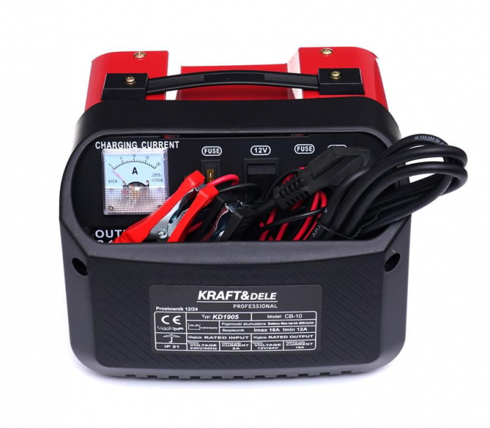 Redresor auto, 12V/24V 10A 60Ah, KD1905, Kraft&Dele [3]