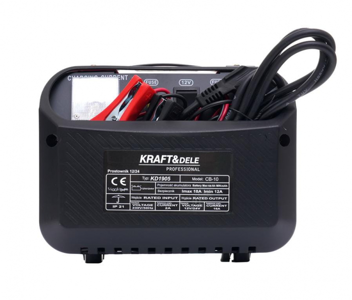 Redresor auto, 12V/24V 10A 60Ah, KD1905, Kraft&Dele [4]