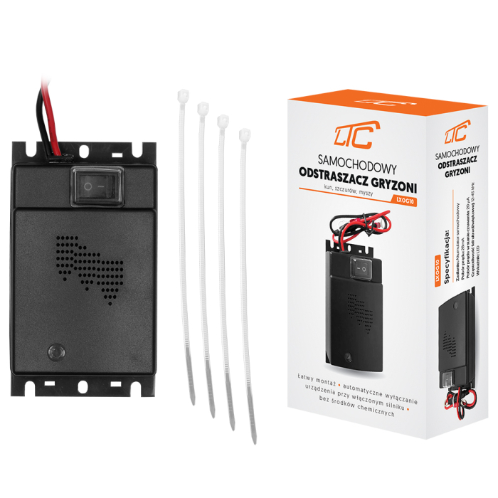 Repelent auto pentru șoareci, șobolani, rozătoare 12V/24V DC LTC LTC [2]