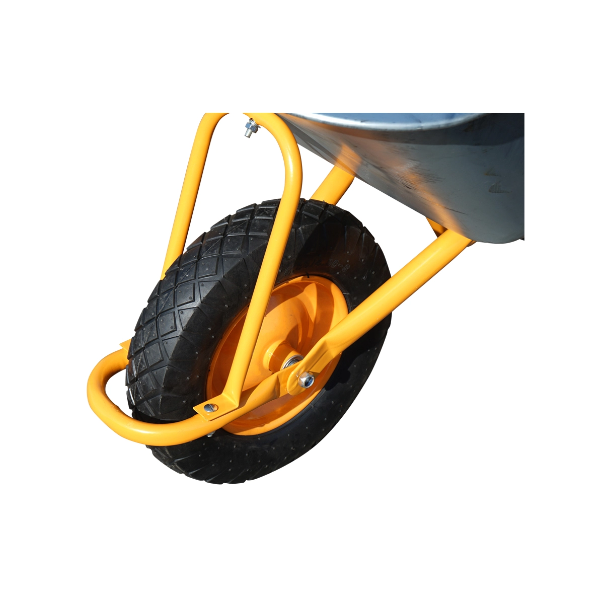 Roaba metalica cu intarituri si roata din metal 85L 875x595x275mm Thor [2]