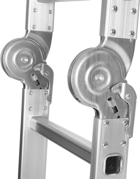 Scara aluminiu cu platforma 4x4 460cm multifunctionala KraftProfesional KD4071 [5]