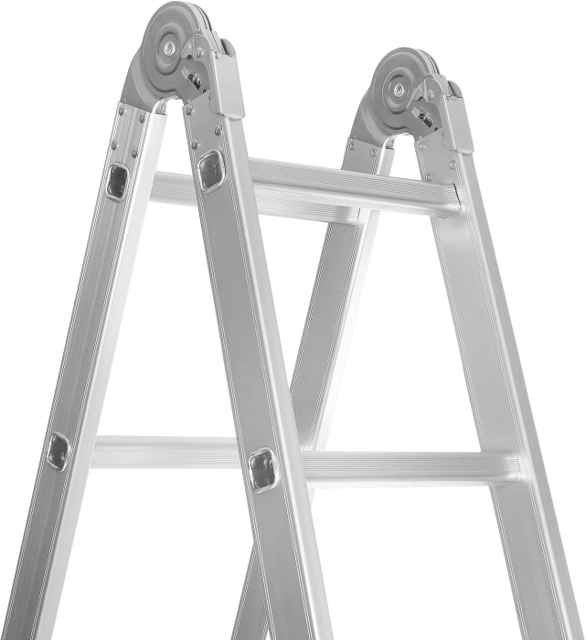 Scara aluminiu cu platforma 4x4 460cm multifunctionala KraftProfesional KD4071 [8]