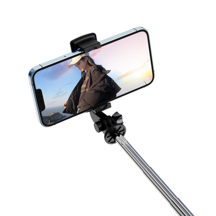 Selfie Stick XO cu trepied Bluetooth SS09 negru 64cm [5]