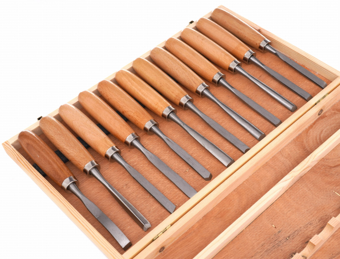 Set 12 dalti cu maner lemn (KD11775) [6]
