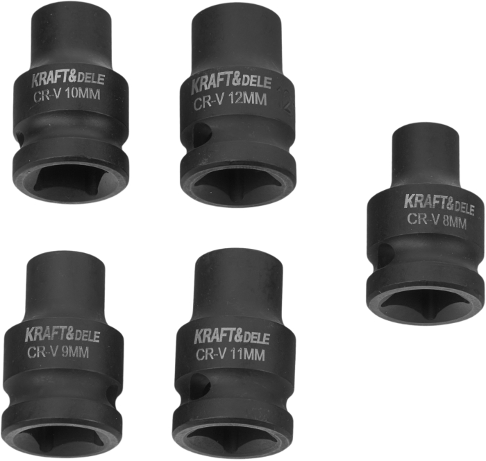 Set 35 chei tubulare impact, Kraft&Dele, 1/2", KD11756 [2]