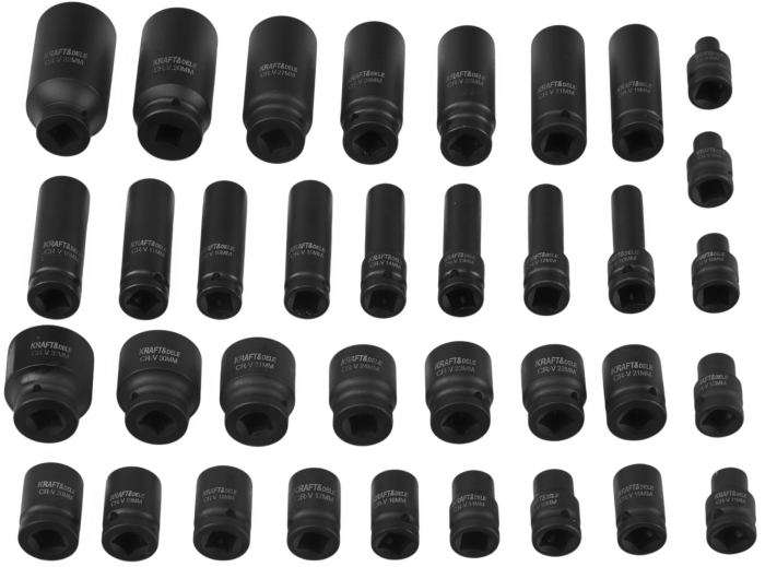Set 35 chei tubulare impact, Kraft&Dele, 1/2", KD11756 [7]