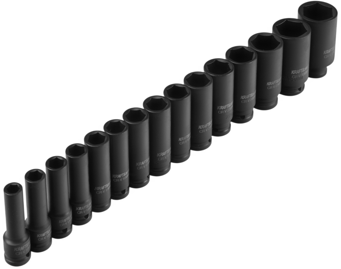 Set 35 chei tubulare impact, Kraft&Dele, 1/2", KD11756 [6]