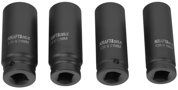 Set 35 chei tubulare impact, Kraft&Dele, 1/2", KD11756 [4]