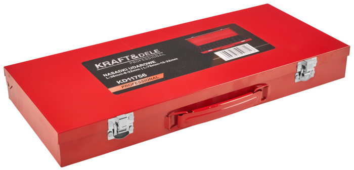 Set 35 chei tubulare impact, Kraft&Dele, 1/2", KD11756 [14]