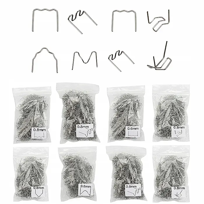 Set 800 capse cleme sarme agrafe sudat lipit plastic [7]